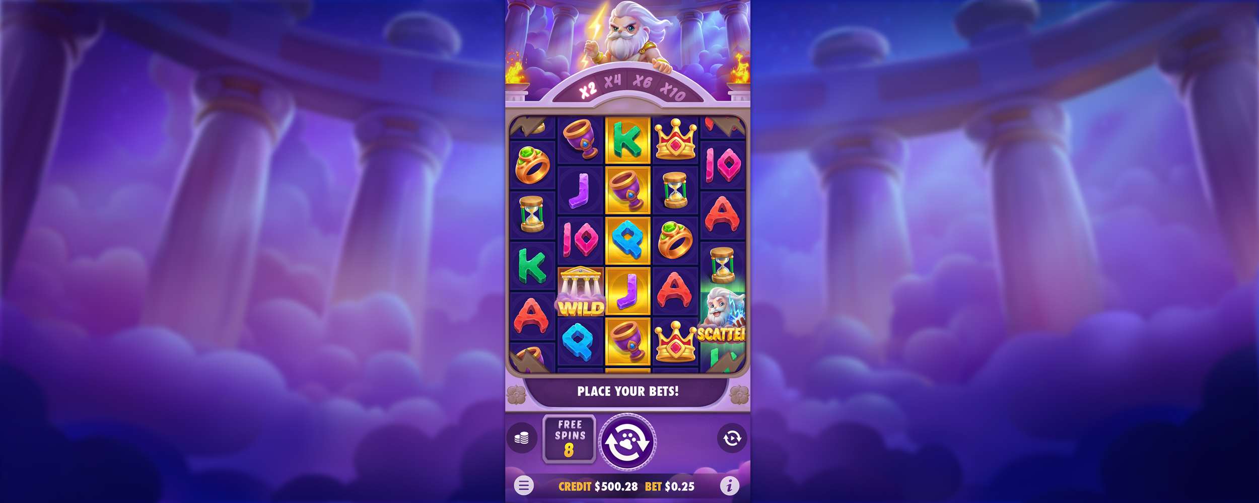 Olympus Wins Super Scatter - screenshot with slot description 4
